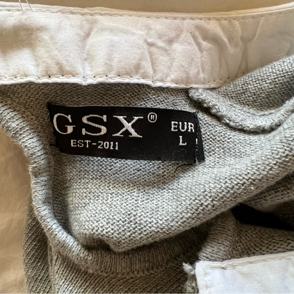 GSX Collegiate style Sweater with Embroidered Cat - Picture 4 of 4
